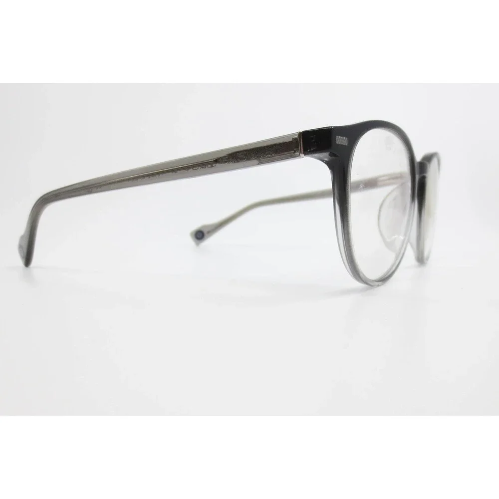 Ben Sherman York C03 Grey Crystal Round Eyeglasses Frames 51-20-140 Made Green